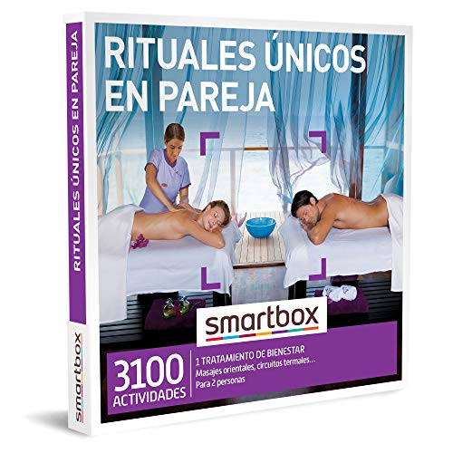SMARTBOX - Caja Regalo mujer hombre pareja idea de regalo - Rituales únicos en pareja - 3100 actividades como masajes orientales, aromaterapia, spa y circuitos termales
