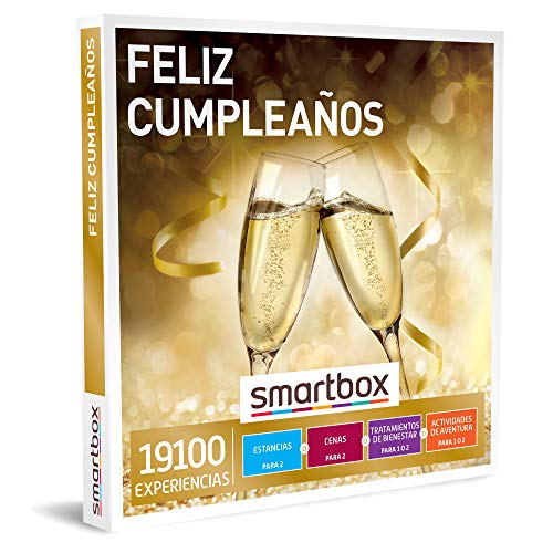 Smartbox - Caja regalo Feliz cumpleaños - Idea de regalo especial - 1 experiencia de estancia, gastronomía, bienestar o aventura para 1 o 2