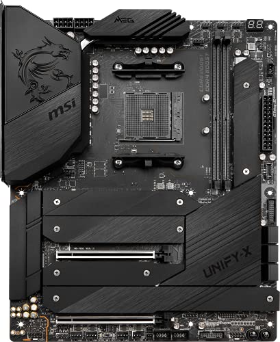 MSI MEG X570S UNIFY-X MAX Placa Base ATX - Admite Procesadores Ryzen Serie 5000, AM4 - VRM SPS 90A Directa, DDR4 Boost (5800+MHz MAX), 2x PCIe 4.0 x16, 6x M.2 Gen4 x4, LAN 2.5G