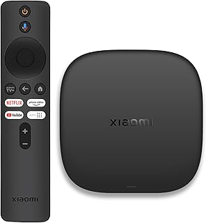 Xiaomi TV Box S 3ª generación - 4K UHD, Google TV, Memoria de 32 GB, Dolby Vision y Atmos, WiFi 6, HDMI 2.1