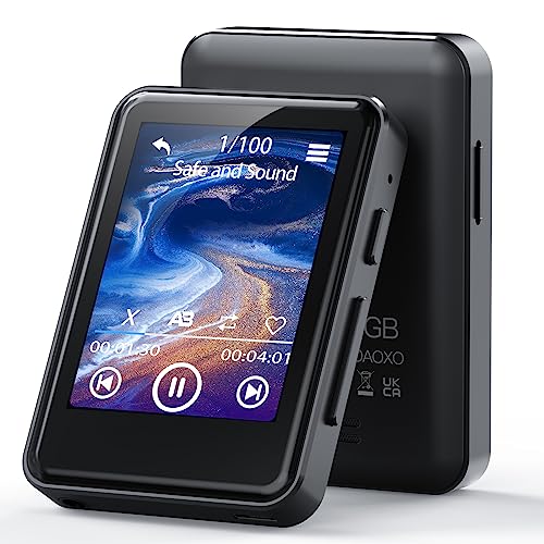 ZOOAOXO 128GB Reproductor MP3, MP3 Bluetooth 5.2 con 2.4