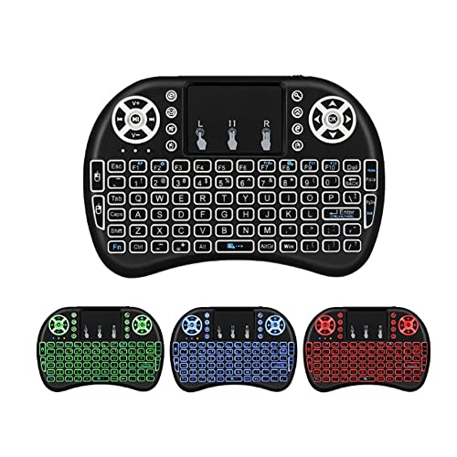 ZiYan Mini teclado inalámbrico inalámbrico 2.4 GHz i8 Keyboard móvil para Smart TV Remote PC/PAD/Xbox 360/PS3/Google Android TV Box/HTPC/IPTV