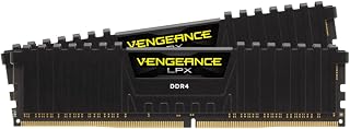 Corsair CMK32GX4M2D3000C16 Vengeance LPX 32 GB (2 x 16 GB) DDR4 3000 MHz C16 XMP 2.0 Módulo de Memoria de Alto Rendimiento, Negro