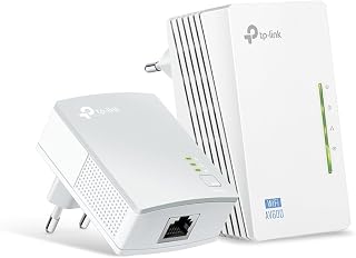 TP-Link TL-WPA4220 Kit - Adaptador Powerline AV600, Kit PLC WiFi 300 Mbps | Amplía tu Red a Través del Cableado Eléctrico. Sin Obras ni Cables Nuevos. 2 Puertos Ethernet. Plug & Play. App tpPLC.
