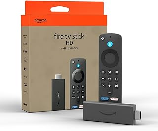 Reacondicionado Certificado Amazon Fire TV Stick HD (Última generación), con TV en directo gratuita, mando por voz Alexa, controles de Hogar digital y reproducción en streaming HD