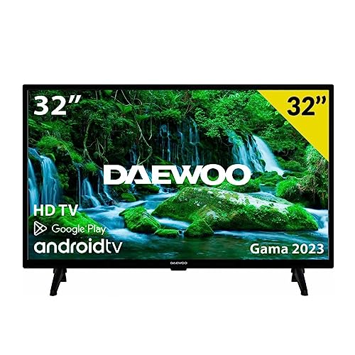 DAEWOO Televisor Smart TV 32DM54HA1 32'' HD DLED Android 11 E Negro