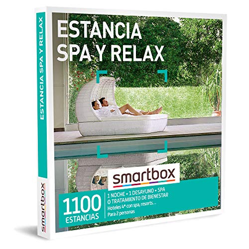 SMARTBOX - Caja Regalo mujer hombre pareja idea de regalo - Estancia spa y relax - 1100 estancias en hoteles de hasta 4* con spa, resorts y mucho más