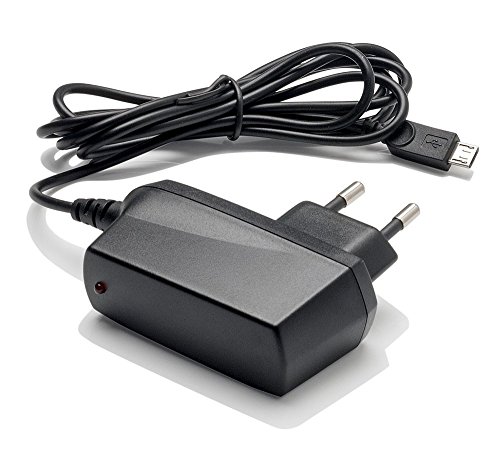 Slabo Cargador Red Micro USB - 1000mA - para Nvidia Shield K1 Cargador rápido de Viaje para el móvil - Negro