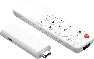 H96 MAX Android 14.0 TV Stick ATV Quad-Core 16GB WiFi6 2.4G/5.8Ghz BT5.0 4K AV1 Ultra HD Control de voz Reproductor doméstico inteligente