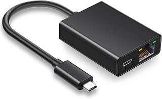 Adaptador Ethernet para Fire TV Stick, Adaptador de Red Micro USB a RJ45 Ethernet Compatible con 4K Fire Stick, Chromecast Google Home Mini y Otros Sticks de TV en Streaming