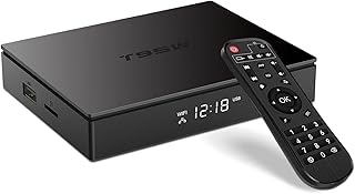 Android TV Box,T95W Android 11.0 Box 4GB RAM 32GB ROM Amlogic S905W2 Quad-Core Cortex-A53 G31 GPU Support 4K 3D 1080P AV1 2.4/5.0GHz WiFi BT5.0 10/100M Ethernet DLNA HDMI 2.1 H.265 Smart TV Box