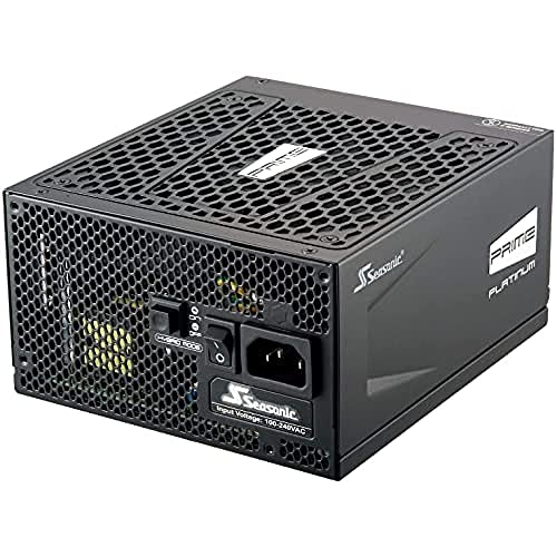 Seasonic Prime Ultra Platinum 1300W (80+Platinum, ATX 12V) Power Supply for Computer/Gaming PC's, 6X PCIe, Cable Management