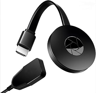Adaptador HDMI Inalambrico 4K Dongle WiFi Display 1080P para TV Proyector Monitor Receptor Duplicacion Pantalla Miracast AirPlay DLNA Streaming iPhone Android PC No Google/Netflix (Menu en Español)