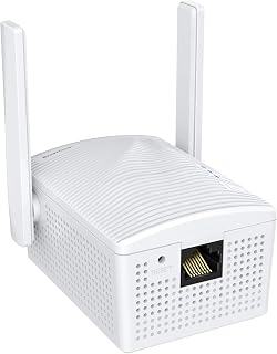 BrosTrend AC1200 WiFi Ethernet Adapter para TV Impresora PC, 5GHz + 2.4GHz | Doble Banda Adaptador WiFi a Ethernet para Cámara IP, Videoconsola, PlayStation y Xbox, Receptor WiFi RJ45 con 1 LAN Puerto