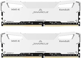Timetec Pinnacle Konduit DDR4 XMP2.0 Overclocking 1,35 V Dual Rank Compatible con AMD e Intel Desktop Gaming PC Módulo de Memoria - Blanco (16GB Kit(2x8GB) 3200MHz)