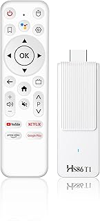 Android 14 TV Stick, RK3518 Quad-Core, 2GB RAM 16GB ROM, WiFi 6, BT 5.4, 4K | 32bit Cortex-A53 Chipset , GPU Mali 450 MP2, admite Wi-Fi de Doble Banda 2.4G/5G
