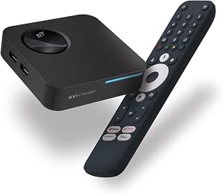 GX1 Box TV 4K - Google TV 14 [4GB RAM, 32GB ROM] Reproductor Multimedia Smart TV, Soporta Netflix y Prime en 4K, AI-Upscaling, HDR10+, WiFi 6, LAN