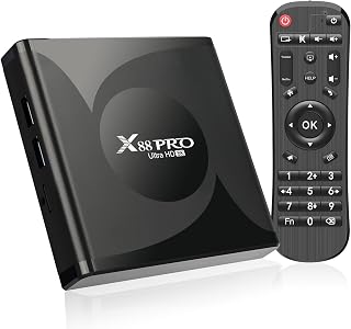 Android TV Box, Android 13.0 Box 4GB RAM 32GB ROM RK3528 Quad-Core Cortex-A53 GPU Mali-450 Soporte 8K 10/100M LAN Enternet 2.4G/5G Dual-Band WiFi 6 BT 5.0 USB 2.0/3.0