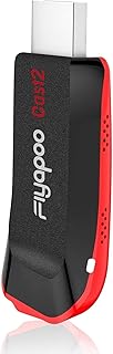 Miracast Dongle con Pantalla inalámbrica 4K, Adaptador WiFi HDMI para duplicación de Pantalla Desde teléfono/Pad a TV/proyector, Compatible con DLNA AirPlay Chromecast y Netflix