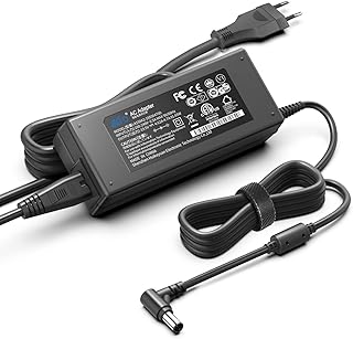 KFD Cargador 19.5V Adaptador para Sony Bravia KDL-40R450B HD TV Adaptador de Corriente Cable Alimentación KDL40 KDL48W KDL32 Televisión Fuente Alimentación KDL-48WD650 32WD600 KDL43 KDL42 KDL48 KDL55