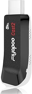 Dongle Miracast con Pantalla Inalámbrica 4K y 5G, Adaptador WiFi HDMI para Duplicación de Pantalla del Teléfono/Pad a TV/Proiettore, Soporte DLNA AirPlay Chromecast y Netflix