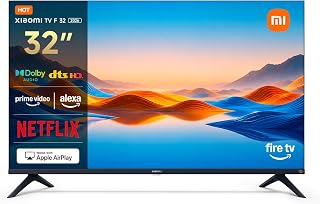 XIAOMI TV 32 Pulgadas (81 cm), HD Smart TV, Fire OS14, L32MB-FAVEU | Alexa Voice Control, Dolby Audio, DTS Virtual:X, DTS-HD, Compatible with Apple AirPlay