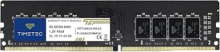 Timetec 8GB DDR4 2400 MHz (PC4-2400T) PC4-19200 UDIMM – Sin ECC, sin búfer, 288 Pines, 1,2V CL17, Memoria RAM para Ordenadores de sobremesa.