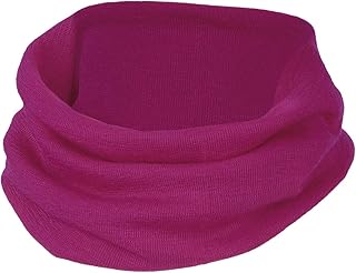 Engel Natural, Pañuelo tubular para niños, 70% lana (kbT), 30% seda. frambuesa talla única