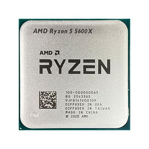 AMD Ryzen 5 5600X CPU 6-Core 12-Thread Desktop Processor 3.7 GHz 32M 65W Socket AM4