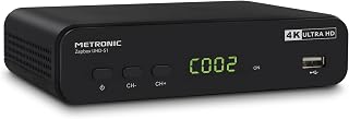 METRONIC 441701 Receptor Decodificador TDT 4K Ultra HD UHD-S1 | Puerto USB Grabador, TIMESHIFT