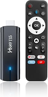 Android 14 TV Stick, RK3539 Quad-Core, 2GB RAM 16GB ROM, WiFi 6, BT 5.4, 4K