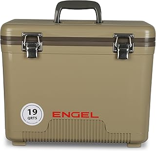 Engel - Caja de Almuerzo Impermeable de 19 l con pequeña Carcasa rígida para Hombre y Mujer