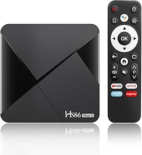 Android 14.0 TV Box,Support 2.4/5.0GHz WiFi 10/100M Ethernet BT5.4 4K H.265 | HS86 Mini 14 Smart TV Box with 2GB RAM 16GB ROM RK3518 Quad-Core 32bit Cortex-A53 Mali 450 MP2 GPU 3D 1080P DLNA HDMI2.0