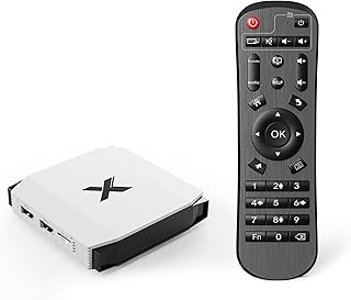 Android TV Box 4K Ultra HD, 4GB RAM 32GB ROM, WiFi 6 BT 5.0 | Puerto HDMI 2.0 y USB 2.0, carcasa compacta para transmisión y entretenimiento