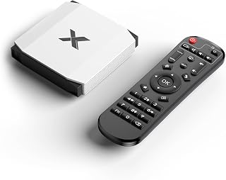 Caja de TV Android 12.0, 4GB RAM 32GB ROM, 4K Ultra HD 60Hz, WiFi 6, Bluetooth 5.0, HDMI AV SPDIF LAN USB, para TV, monitor y proyector