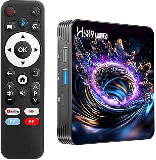 Android TV Box 14.0,Support 2.4/5.0GHz WiFi 10/100M Ethernet 4K BT5.4 H.265 | HS89 Pro 15 Smart TV Box 2GB RAM 16GB ROM RK3539 Quad-Core 64bit Cortex-A55 @1920MHz Mali-G310 GPU 3D DLNA HDMI2.1 USB3.0