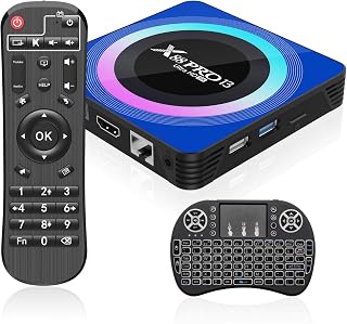 Android 13.0 TV Box, 4GB RAM 32GB ROM con Mini Teclado inalámbrico | RK3528 Quad-Core 64bit Cortex-A53 chip,Smart TV Box 8K UHD Videos, 2.4G/5G Dual WiFi Bluetooth 5.0