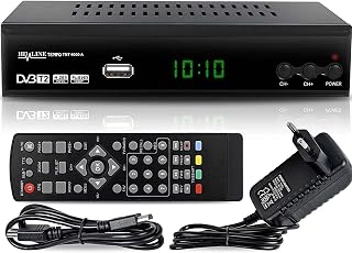 Tempo 4000 Decodificador TDT HD - DVB-T T2 – DVB T2 / HDMI Full HD/Canales Sintonizador/Receptor TV/H.265 HEVC/USB/Decoder/TNT/TDT Television / 4K