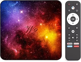 Caja de TV Android 14 TV Box, 4GB RAM 64GB ROM, Smart TV Box Quad-Core, HDMI 4K@60Hz, decodificación 8K H.265, WiFi 6 doble banda, Bluetooth 5.0, USB 2.0, espejo inalámbrico