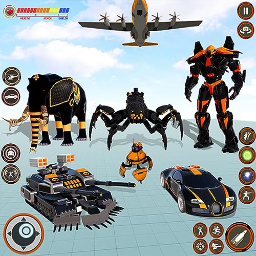 Elefante Robot Transform Games 3D: el mejor robot transformador Juegos - Animal Robot Lucha Juegos - Nuevos juegos de transformación