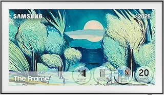 Samsung TV 65 Pulgadas The Frame LS03F 4K Smart TV, Galería de Arte con Display Mate, Marcos Intercambiables, 100% Volumen de Color con Quantum Dot y Cable Casi Invisible con One Connect