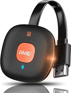 Wireless HDMI Display Adapter, HDR WiFi HDMI Dongle Compatible Miracast/DLNA/Airplay para Android/iOS/Windows/Mac OS/HDTV/Monitor/proyector