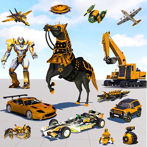 Caballo Juegos de transformación de robots, Robot Auto juegos de transformación, Hierro Robot Lucha Juegos, Robot Guerra Acción Juegos, Mejor Robot Juegos 3D, Auto Robot Simulador Juegos